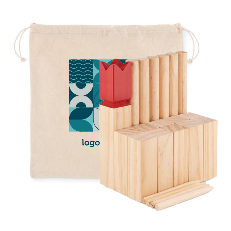 Kubb sæt i bøgetræ